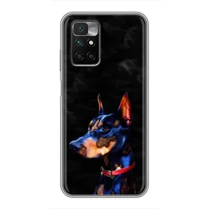 Бампер для Xiaomi Redmi 10 с картинкой "Песики" (Собака Мопс)