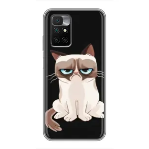 Чехол на тематику: Коты для Xiaomi Redmi 10 (Взгляд кота)