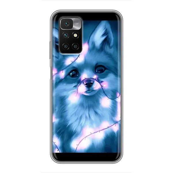 Чехол с рисунком «Яркая Лиса» для Xiaomi Redmi 10 Чехол с рисунком «Яркая Лиса» для Xiaomi Redmi 10