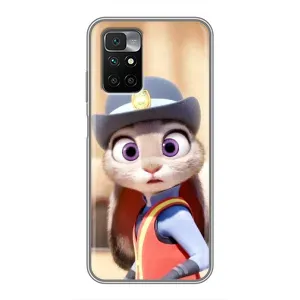 Чехлы ЗВЕРОПОЛИС для Xiaomi Redmi 10 (Заяц Джуді Хопс)