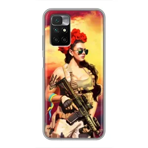 ЗСУ Чехлы (TPU) для Xiaomi Redmi 10 (Женщина солдат)