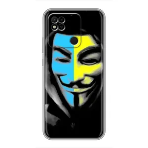 Чехол с Украинской символикой на Редми 10а (Анонимус патриот)