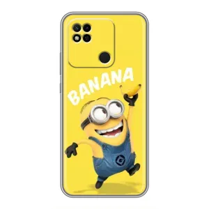 Мультяшный принт на Чехол для Редми 10а (Banana)