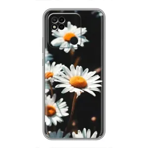 Чехол с ромашками на Xiaomi Redmi 10A (Белые ромашки)