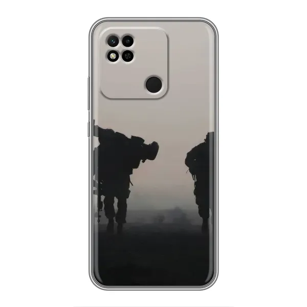 Чехол с рисунком «Бой солдат» для Xiaomi Redmi 10A Чехол с рисунком «Бой солдат» для Xiaomi Redmi 10A