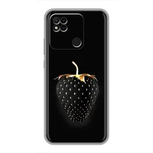 Чохол з зображенням смачної їжі для Xiaomi Redmi 10A (Чорна полуниця)