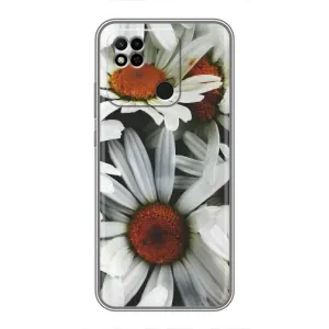 Чехол с ромашками на Xiaomi Redmi 10A (Цветы Ромашки)