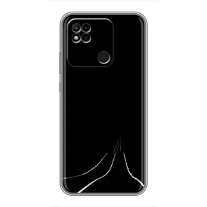 Чехол с картинками на черном фоне для Xiaomi Redmi 10A (Дорога)