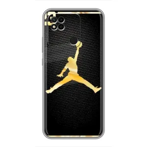 Силиконовый Чехол Nike Air Jordan на Редми 10а (Джордан 23)