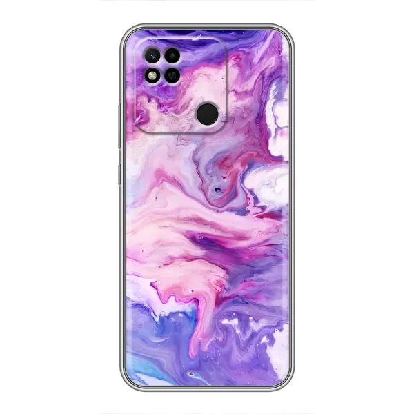Чехол с рисунком «Фиолетовый мрамор» для Xiaomi Redmi 10A Чехол с рисунком «Фиолетовый мрамор» для Xiaomi Redmi 10A