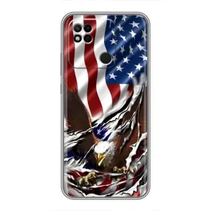 Чехол Флаг USA для Xiaomi Redmi 10A (Флаг USA)