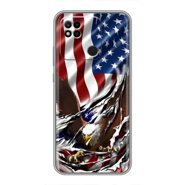 Чехол с рисунком «Флаг USA» для Xiaomi Redmi 10A Чехол с рисунком «Флаг USA» для Xiaomi Redmi 10A