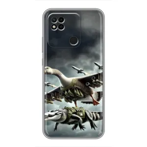 Чохол з мемами траралело тралала для Xiaomi Redmi 10A (Гусіні і крокоділо)