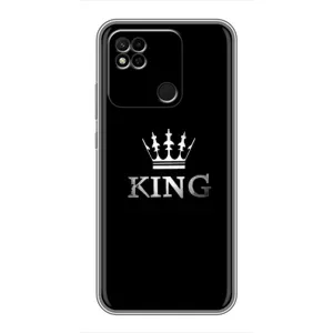 Чехол (Корона на чёрном фоне) для Редми 10а (KING)
