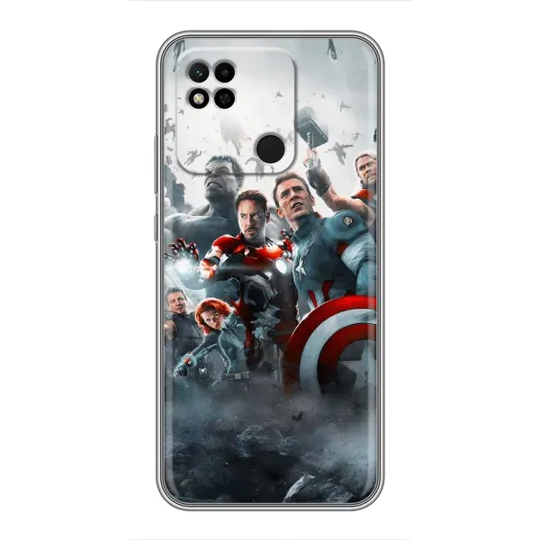 Чехол с рисунком «Команда марвел» для Xiaomi Redmi 10A