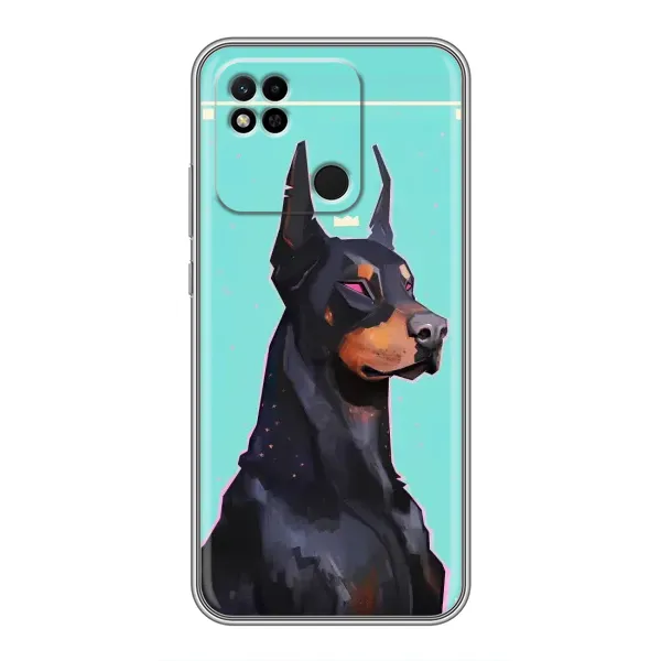 Чехол с рисунком «Король доберман» для Xiaomi Redmi 10A Чехол с рисунком «Король доберман» для Xiaomi Redmi 10A