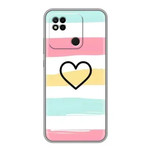 Чехлы с тематикой "Маленькие Сердечки" на Xiaomi Redmi 10A (Красивое сердечко)
