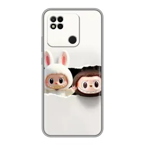 Чехол с принтом Лабубу для Xiaomi Redmi 10A (Фигурки Labubu)
