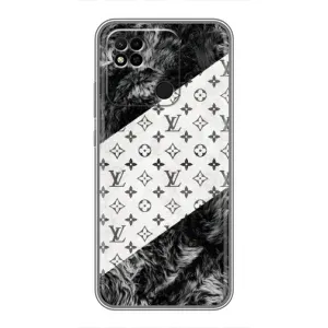 Чехол Стиль Louis Vuitton на Xiaomi Redmi 10A (LV на белом)