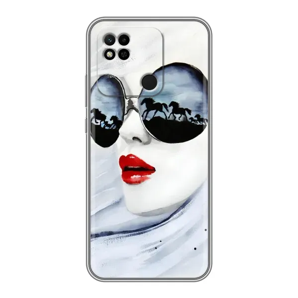 Чехол с рисунком «Любительница коней» для Xiaomi Redmi 10A Чехол с рисунком «Любительница коней» для Xiaomi Redmi 10A