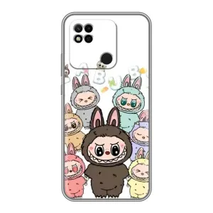 Чехол с принтом Лабубу для Xiaomi Redmi 10A (Маленькие Лабубу)