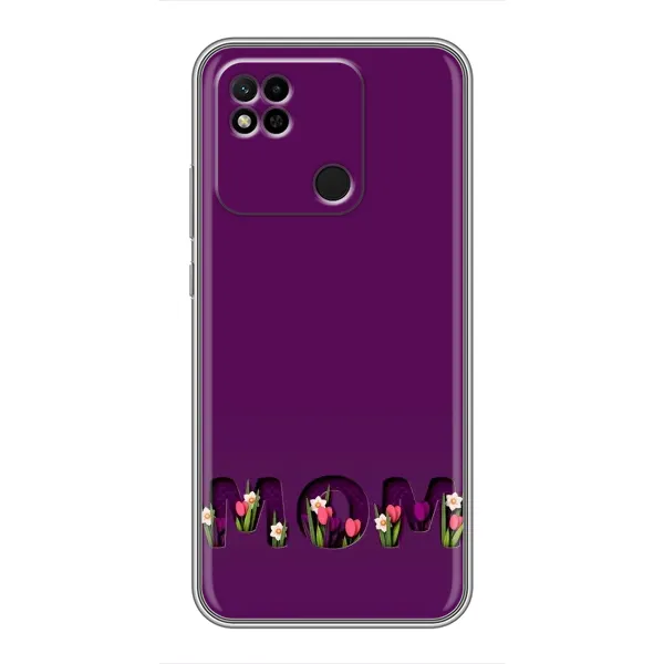 Чехол с рисунком «Мама с цветами» для Xiaomi Redmi 10A Чехол с рисунком «Мама с цветами» для Xiaomi Redmi 10A