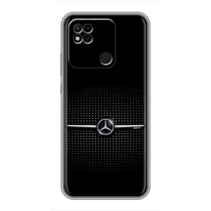 Силиконовый бампер с картинкой машины на Xiaomi Redmi 10A (Mercedes)