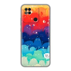 Силіконовий чохол з котиком для Xiaomi Redmi 10A (Mew)