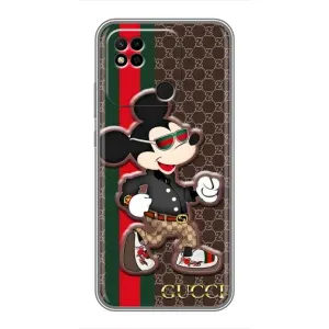 Чехлы Бренд GUCCI для Xiaomi Redmi 10A (Маус Гуччи)