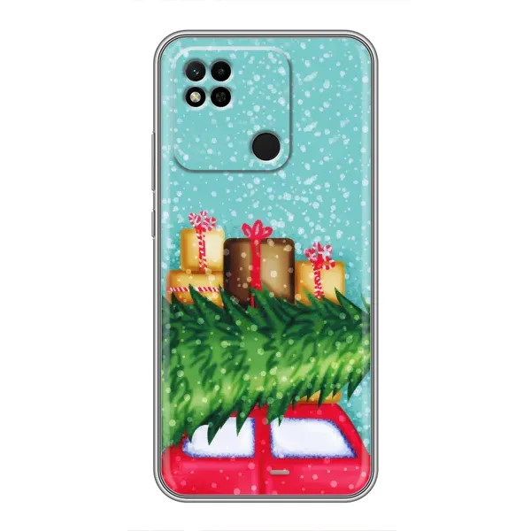 Чехол с рисунком «Новогодние подарки» для Xiaomi Redmi 10A Чехол с рисунком «Новогодние подарки» для Xiaomi Redmi 10A