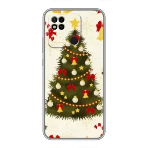 Чохол новорічна ялинка на Xiaomi Redmi 10A (Новорічний принт)