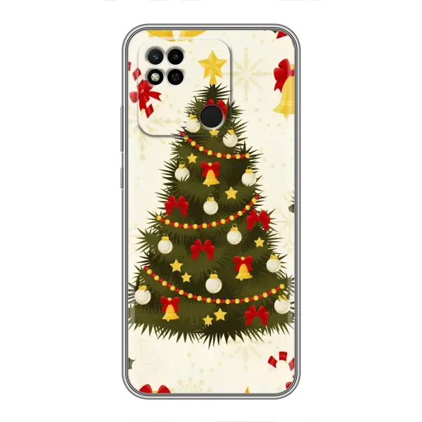 Чехол с рисунком «Новогодний принт» для Xiaomi Redmi 10A Чехол с рисунком «Новогодний принт» для Xiaomi Redmi 10A