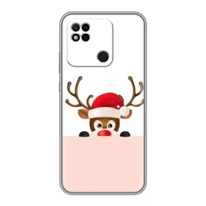 Чохол Санта Клаус для Xiaomi Redmi 10A (Оленя)