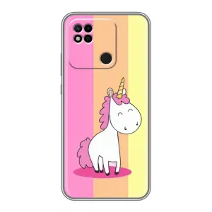 Чехол Unicorn на Xiaomi Redmi 10A (Радужный Единорог)