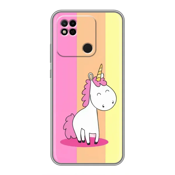 Чехол с рисунком «Радужный Единорог» для Xiaomi Redmi 10A Чехол с рисунком «Радужный Единорог» для Xiaomi Redmi 10A
