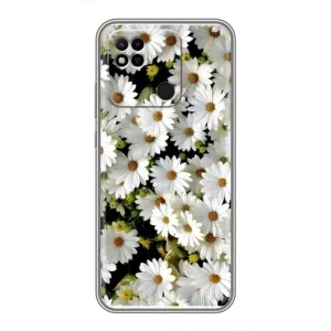 Чехол с ромашками на Xiaomi Redmi 10A (Рамка в ромашках)