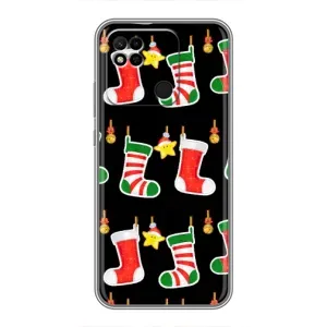 Силіконовий бампер на різдво для Xiaomi Redmi 10A (Різдвяні подарунки)