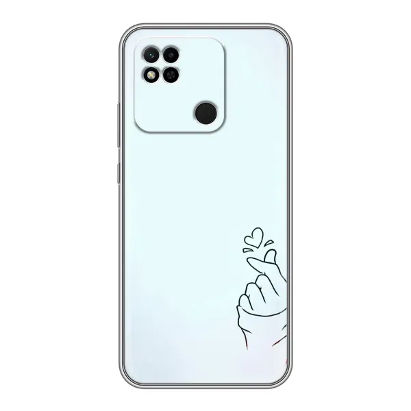 Чехол с рисунком «Сердце на голубом» для Xiaomi Redmi 10A Чехол с рисунком «Сердце на голубом» для Xiaomi Redmi 10A