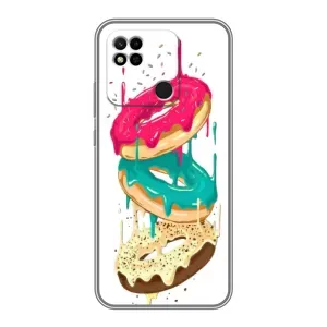 Чохол з зображенням смачної їжі для Xiaomi Redmi 10A (Соковиті пончики)