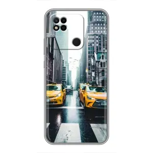 Силиконовый бампер (Работники) на Xiaomi Redmi 10A (Такси)