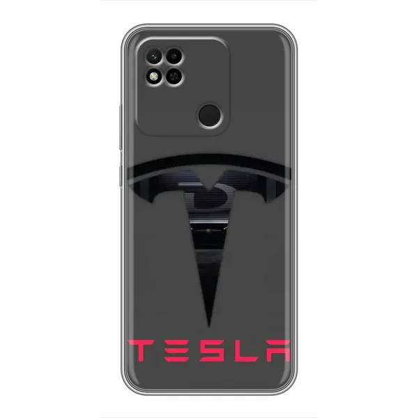 Чехол с рисунком «Logo TESLA» для Xiaomi Redmi 10A Чехол с рисунком «Logo TESLA» для Xiaomi Redmi 10A