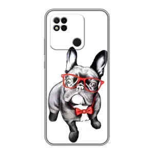 Бампер для Xiaomi Redmi 10A з картинкою "Песики" (В окулярах)