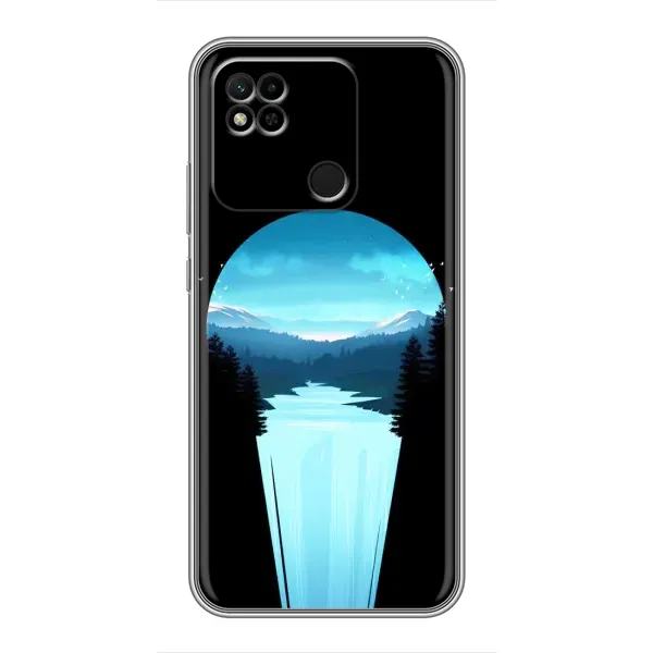 Чехол с рисунком «Синий Водопад» для Xiaomi Redmi 10A Чехол с рисунком «Синий Водопад» для Xiaomi Redmi 10A