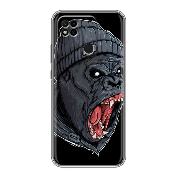Чехол с рисунком «Злая Обезьяна» для Xiaomi Redmi 10A Чехол с рисунком «Злая Обезьяна» для Xiaomi Redmi 10A