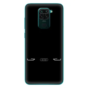 Силиконовый бампер с картинкой машины на Xiaomi Redmi 10X (Силует Audi)