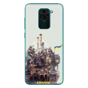 Чехлы на военную тематику для Xiaomi Redmi 10X (Азовсталь)