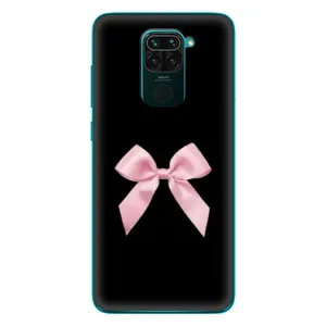 Чехол банты для Xiaomi Redmi 10X (Бант на черном)