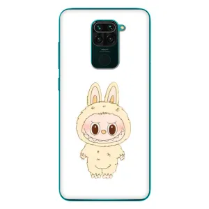 Чехол с принтом Лабубу для Xiaomi Redmi 10X (Бежевый Лабубу)