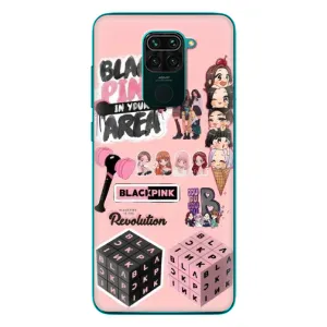 Чохли з картинкою для Xiaomi Redmi 10X (BLACK PINK колаж)