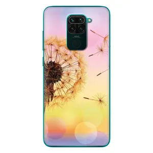 Силиконовый Чехол с одуванчиками на Xiaomi Redmi 10X (Цветок-одуванчик)